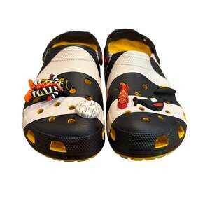 Crocs x McDonald's Hamburglar Classic Clogs 11 Black Yellow Limited Edition